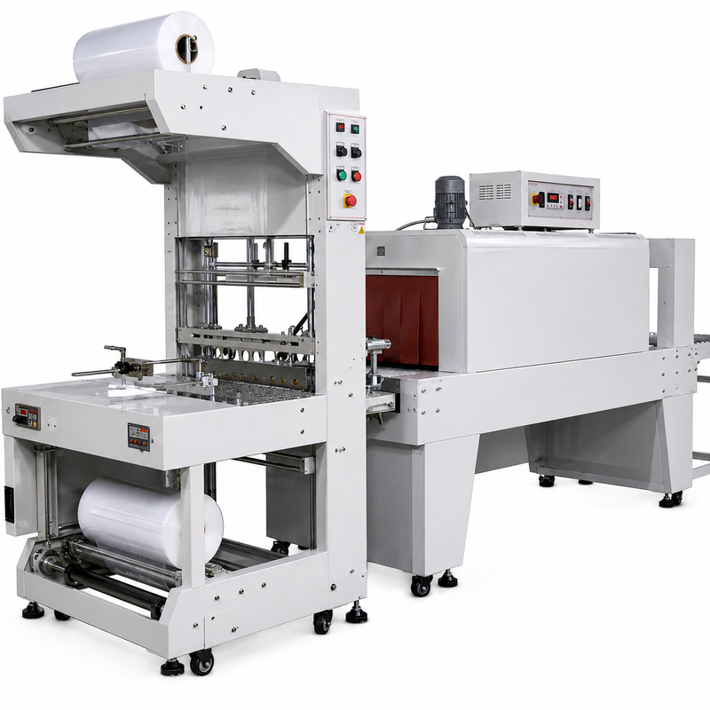 Semi-Automatic Sleeve Sealing Machine with Shrink Tunnel